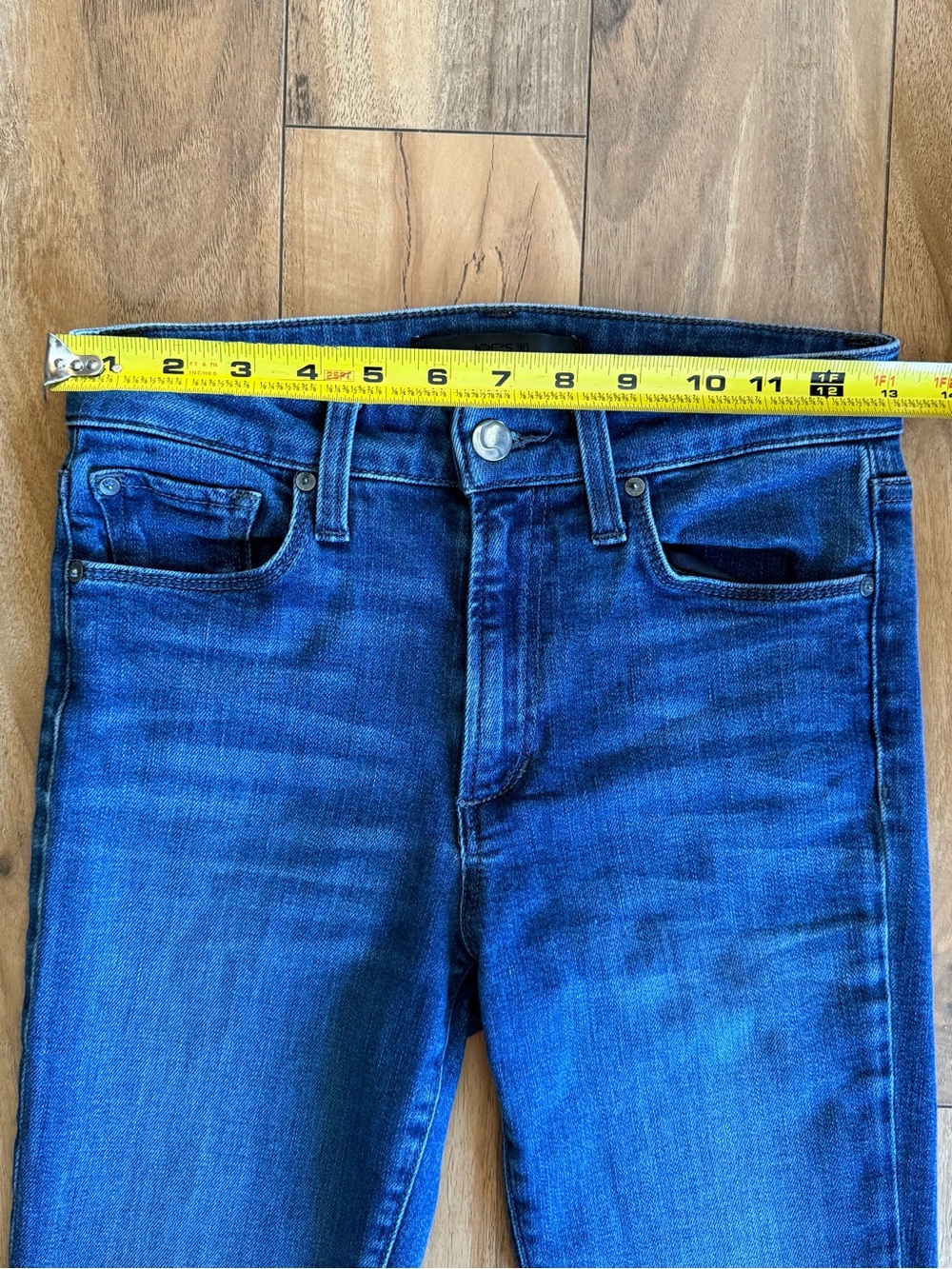 Joe's Jeans $198 Charlie Dark Blue High-Rise Skinny Jeans - Picture 10 of 16